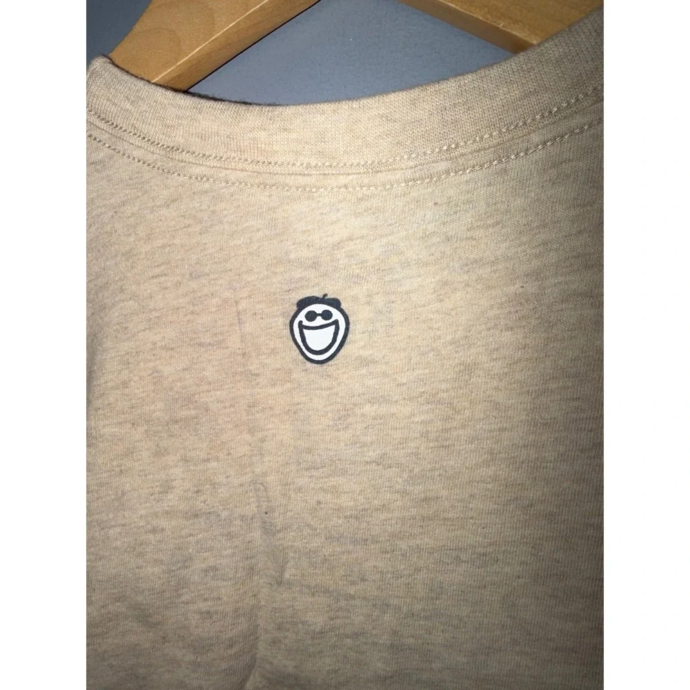 Life Is Good Boys XL 12-14 Play List‎ Sports Graphic T-Shirt Heather Oatmeal Tee